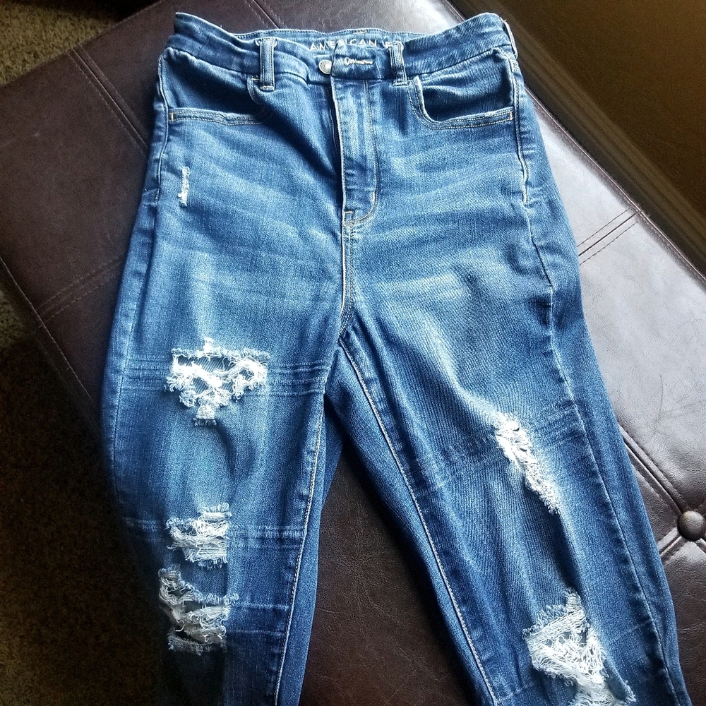 American Eagle curvy super high rise jeggings